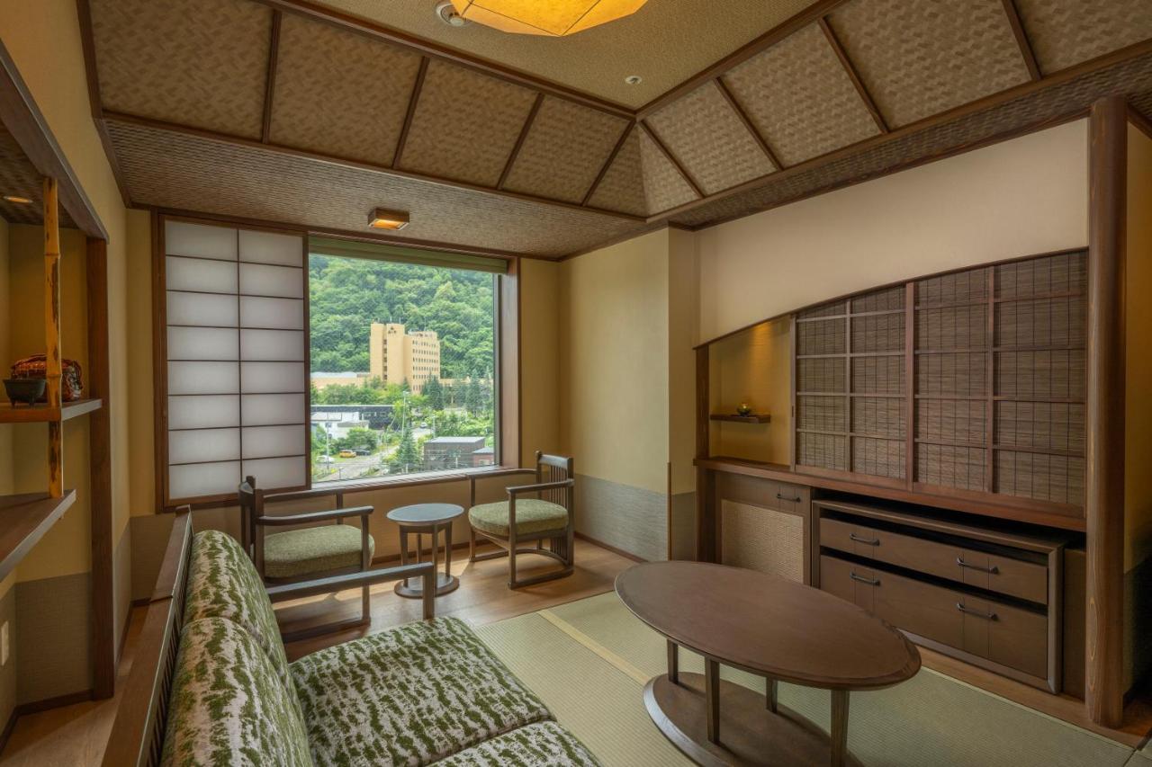 Jozankei Onsen Yurakusoan Hotel Sapporo Buitenkant foto