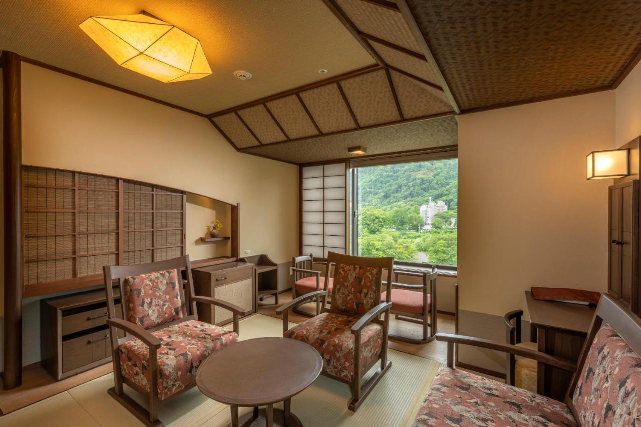 Jozankei Onsen Yurakusoan Hotel Sapporo Buitenkant foto