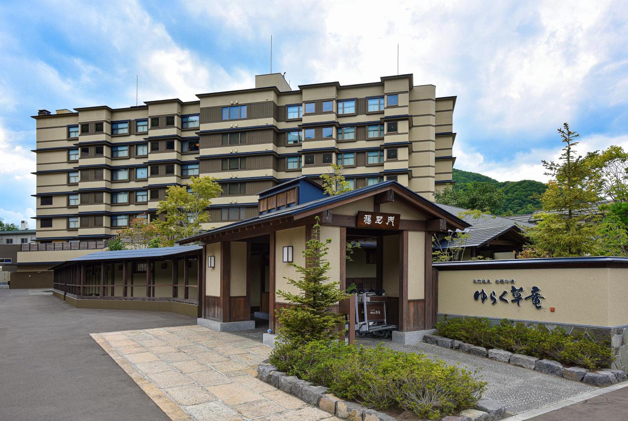 Jozankei Onsen Yurakusoan Hotel Sapporo Buitenkant foto