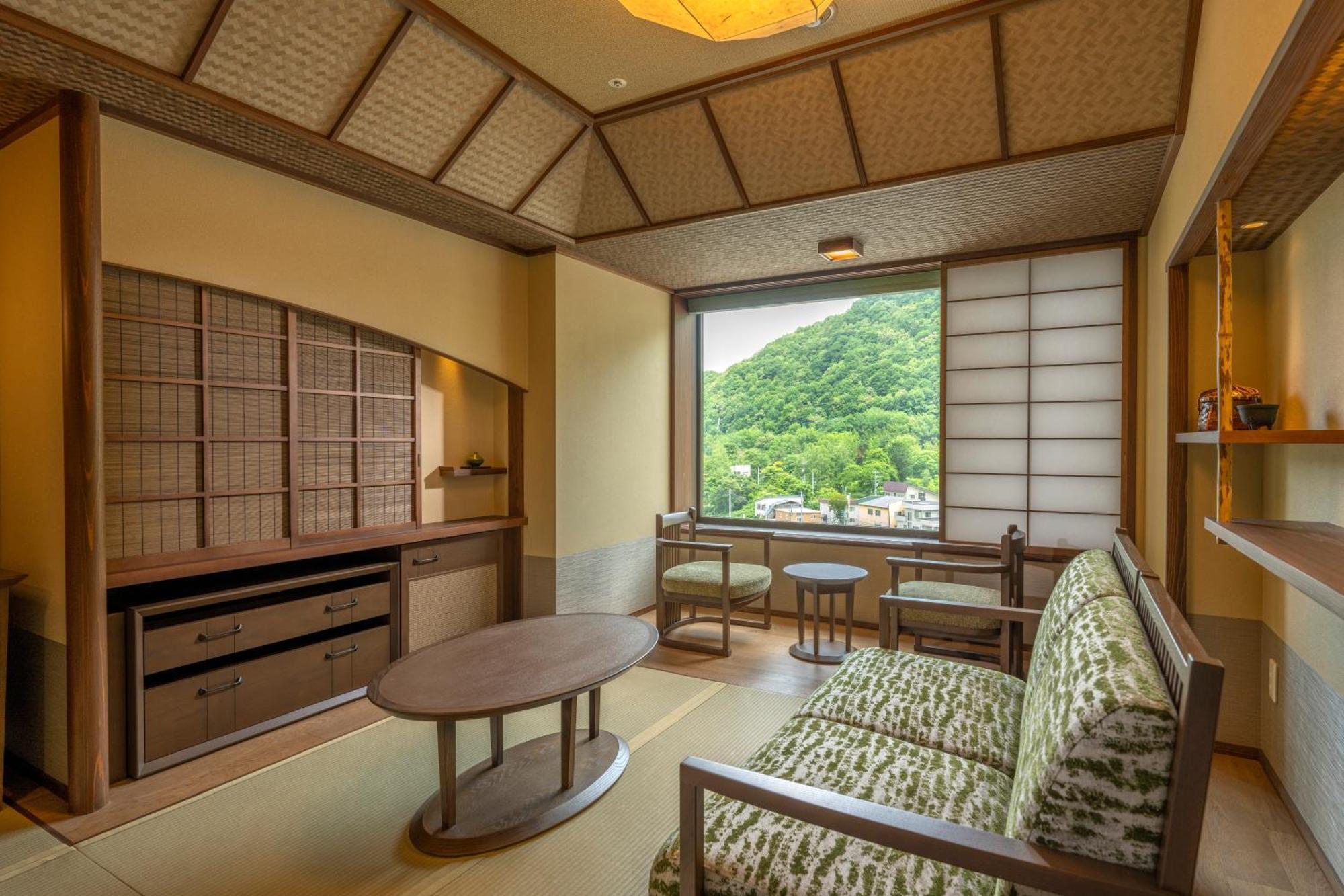 Jozankei Onsen Yurakusoan Hotel Sapporo Buitenkant foto